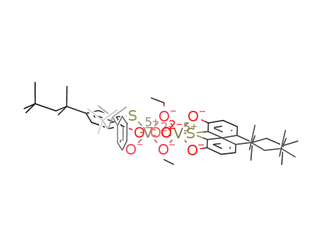 [V2(μ-OEt)2(2,2'-thiobis(4-(1,1,3,3-tetramethylbutyl)phenolato)-κ3-O,S,O)2(O)2]