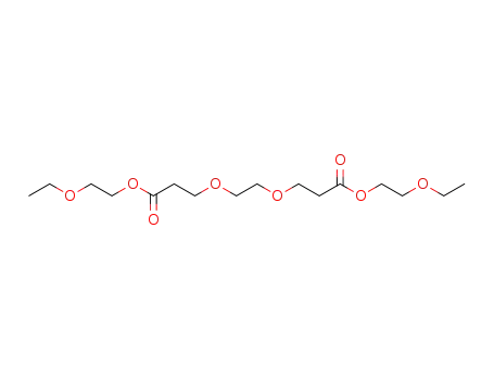 Molecular Structure of 61286-34-8 (3,6,10,13-Tetraoxahexadecan-16-oic acid, 2-ethoxyethyl ester)