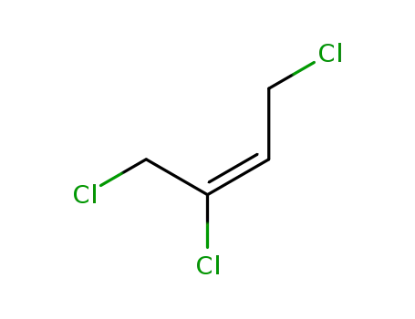 Molecular Structure of 64490-87-5 ((2E)-1,2,4-Trichloro-2-butene)