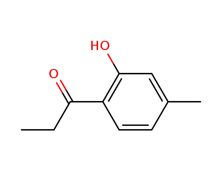 Molecular Structure of 2886-52-4 (1-Propanone, 1-(2-hydroxy-4-methylphenyl)-)