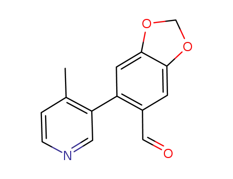 6-(4-methyl-pyridin-3-yl)-benzo[1,3]dioxole-5-carbaldehyde