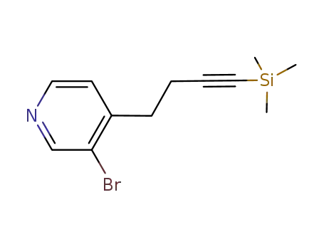 3-bromo-4-[4-(trimethylsilyl)but-3-yn-1-yl]pyridine