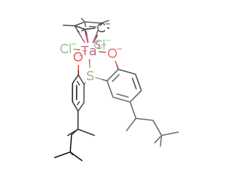 [TaCp*Cl2(κ3-2,2'-thiobis(6-tert-octylphenolato)]