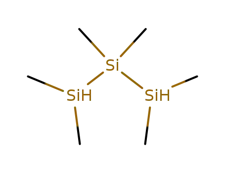 Molecular Structure of 813-43-4 (1,1,2,2,3,3-Hexamethyltrisilane)