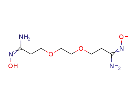 3,3'-(ethane-1,2-diylbis(oxy))bis(N'-hydroxypropanimidamide)