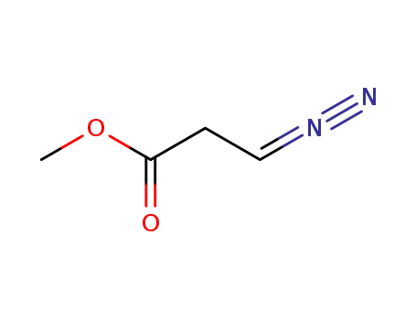 Molecular Structure of 14213-56-0 (Propanoic acid, 3-diazo-, methyl ester)