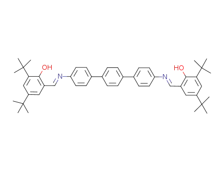 6,6'-[(4,4"-p-terphenylene)bis(iminomethyl)]bis(2,4-di-tert-butylphenol)