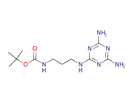 tert-butyl 3-(4,6-diamino-1,3,5-triazin-2-ylamino)propylcarbamate