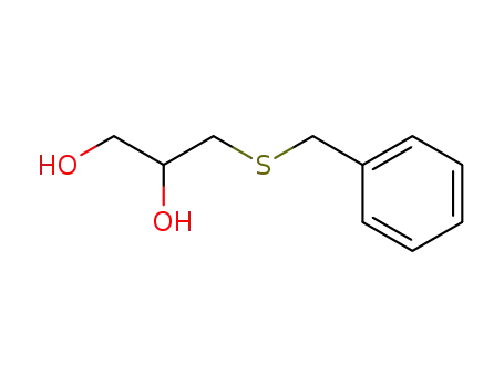 Molecular Structure of 5149-49-5 (1,2-Propanediol, 3-[(phenylmethyl)thio]-)