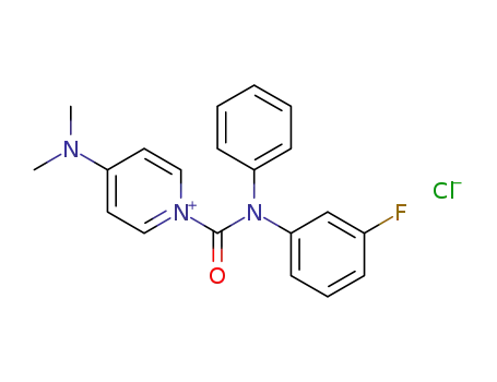 4-(dimethylamino)-1-((3-fluorophenyl)(phenyl)carbamoyl)pyridinium chloride