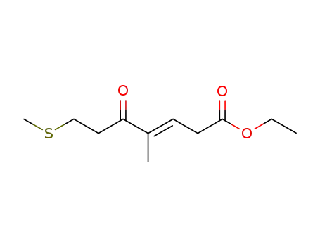 ethyl (E)-4-methyl-7-(methylthio)-5-oxohept-3-enoate