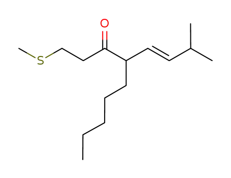 (E)-4-((3-methylbut-1-enyl)-1-methylthio)nonan-3-one