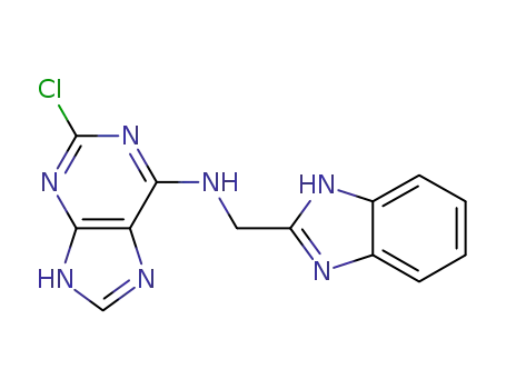 N-(1H-benzimidazol-2-ylmethyl)-2-chloro-9H-purin-6-amine