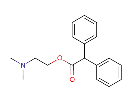 Molecular Structure of 2618-50-0 (2-dimethylaminoethyl 2,2-diphenylacetate)
