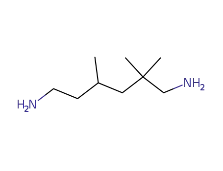 Molecular Structure of 3236-53-1 (2,2,4-trimethylhexane-1,6-diamine)