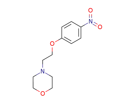 Molecular Structure of 65300-53-0 (4-[2-(4-NITROPHENOXY)ETHYL]MORPHOLINE)