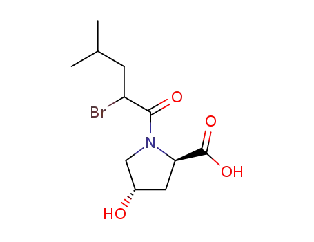 1-(DL-α-bromo-isocaproyl)-4-oxy-L-proline