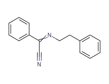 Molecular Structure of 74491-35-3 (Benzeneacetonitrile, a-[(2-phenylethyl)imino]-)