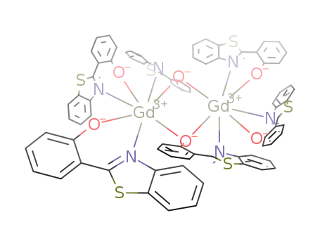 tetra(2-(2-hydroxyphenyl)-benzothiazolato)di(μ-2-(2-hydroxyphenyl)benzothiazolato)Gd2