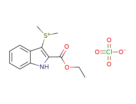 (2-carboethoxyindol-3-yl)dimethylsulfonium perchlorate