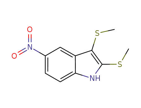 2,3-bis(methylthio)-5-nitroindole