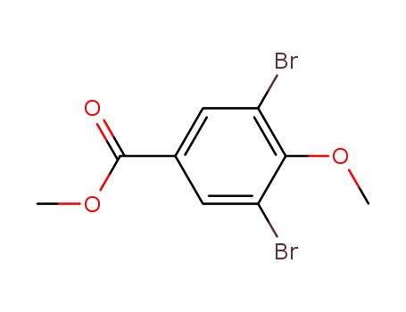 Molecular Structure of 22812-61-9 (Benzoic acid, 3,5-dibromo-4-methoxy-, methyl ester)