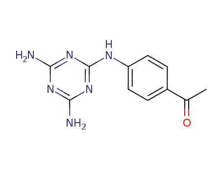1-((4-(4,6-diamino-1,3,5-triazin-2-ylamino))phenyl)ethanone