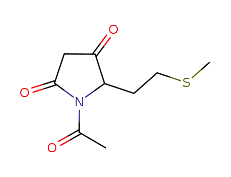 1-acetyl-5-(2-(methylthio)ethyl)pyrrolidine-2,4-dione