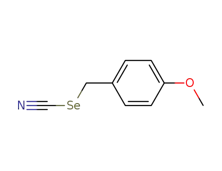 Molecular Structure of 72552-08-0 (Selenocyanic acid, (4-methoxyphenyl)methyl ester)