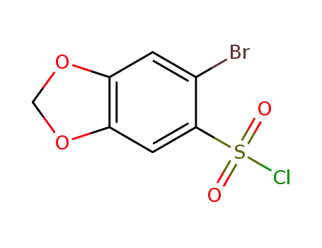 6-bromobenzo[d][1,3]-dioxole-5-sulfonyl chloride