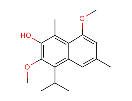 4-isopropyl-3,8-dimethoxy-1,6-dimethylnaphthalen-2-ol
