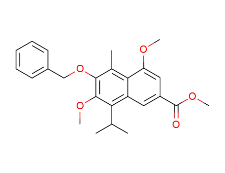 methyl 6-(benzyloxy)-8-isopropyl-4,7-dimethoxy-5-methyl-2-naphthoate