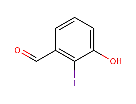 Molecular Structure of 62672-58-6 (3-HYDROXY-2-IODOBENZALDEHYDE)