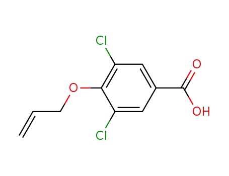 Molecular Structure of 41727-45-1 (4-(Allyloxy)-3,5-dichlorobenzoic acid)