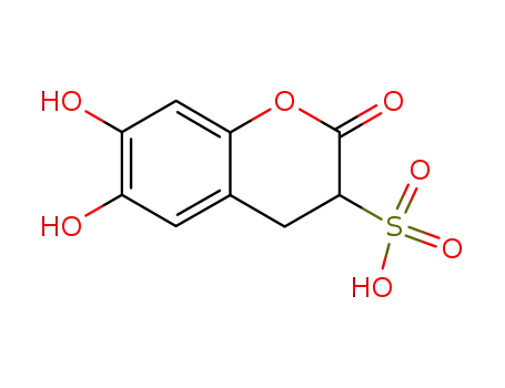 6,7-dihydroxy-2-oxo-chroman-3-sulfonic acid