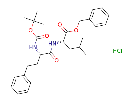 (S)-benzyl 2-((S)-2-((tert-butoxycarbonyl)amino)-4-phenylbutanamido)-4-methylpentanoate hydrogen chloride salt