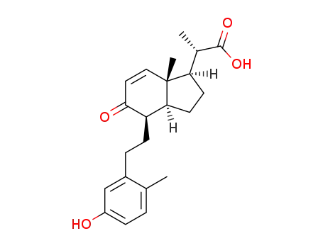 (αS,4S,7aS)-2,3,3a,4,5,7a-hexahydro-4-[2-(5-hydroxy-2-methylphenyl)ethyl]-α,7a-dimethyl-5-oxo-1H-indene-1-acetic acid