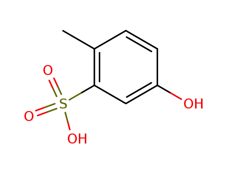 Molecular Structure of 102014-39-1 (5-Hydroxy-2-methylbenzenesulfonic acid)