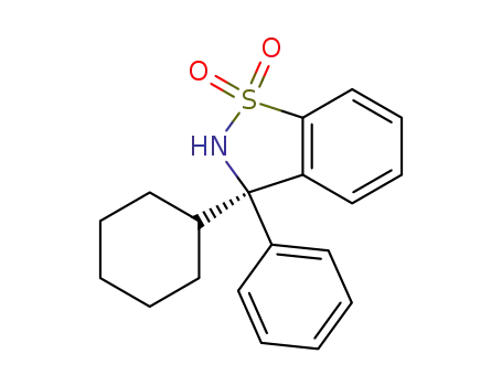 (R)-3-cyclohexyl-3-phenyl-2,3-dihydrobenzo[d]isothiazole 1,1-dioxide