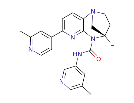 (9S)-N-(5-methylpyridin-3-yl)-5-(2-methylpyridin-4-yl)-1,6,8-triazatricyclo[7.2.1.02,7]dodeca-2(7),3,5-triene-8-carboxamide