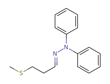 (E)-2-(3-(methylthio)propylidene)-1,1-diphenylhydrazine