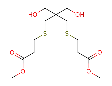 dimethyl 3,3'-((2,2-bis(hydroxymethyl)propane-1,3-diyl)bis(sulfanediyl))dipropanoate