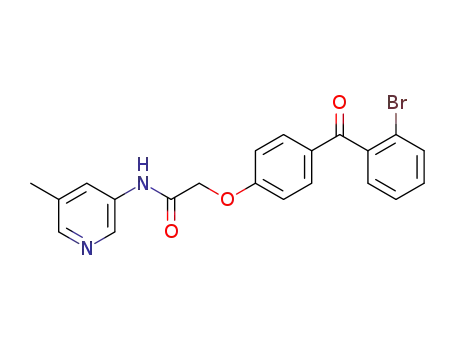 2-[4-(2-bromobenzoyl)phenoxy]-N-(5-methylpyridin-3-yl)acetamide