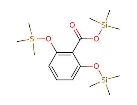 Molecular Structure of 3782-85-2 (2,6-Bis(trimethylsilyloxy)benzoic acid trimethylsilyl ester)