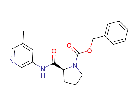 benzyl (S)-2-((5-methylpyridin-3-yl)carbamoyl)pyrrolidine-1-carboxylate