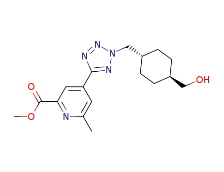 methyl 4-(2-(((trans)-4-(hydroxymethyl)cyclohexyl)methyl)-2H-tetrazol-5-yl)-6-methylpicolinate
