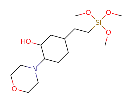 2-morpholino-5-(2-trimethoxysilylethyl)cyclohexan-1-ol
