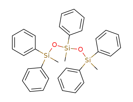 Molecular Structure of 3390-61-2 (1,1,3,5,5-Pentaphenyl-1,3,5-trimethyltrisiloxane)