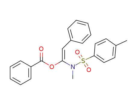 (E)-1-((N,4-dimethylphenyl)sulfonamido)-2-phenylvinyl benzoate