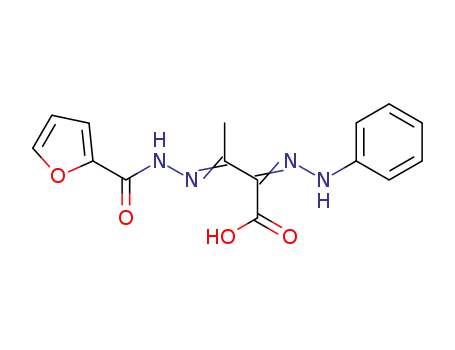 3-[2-(2-furoyl)hydrazono]-2-(2-phenylhydrazono)butanoic acid